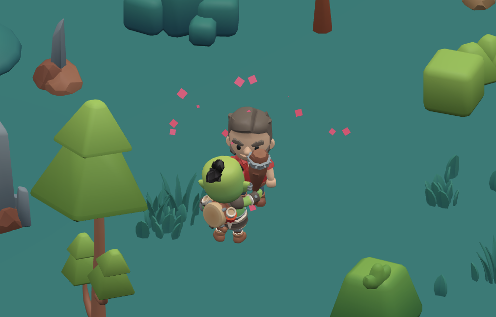 The goblin swinging his club at Jack